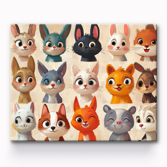Portraits of animals Painting By Number 1