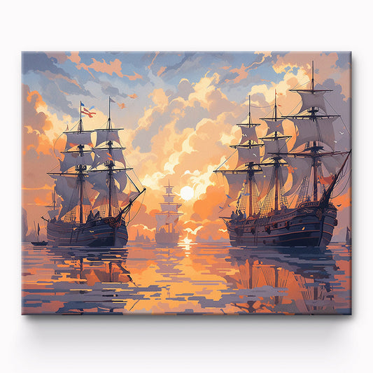 Sailboat Painting By Number 1