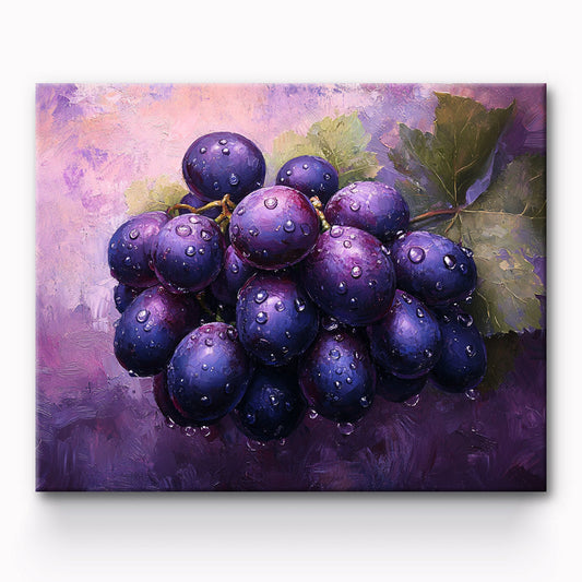Grapes Portray Painting By Number 1