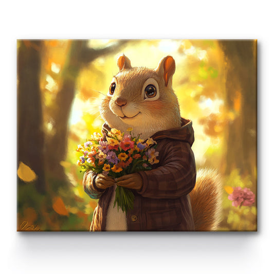 Rabbit Going on a Date Painting By Number 1