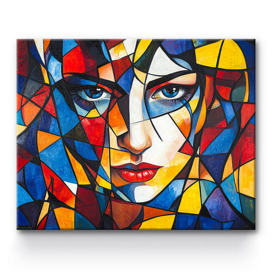 Geometry-Portrait Painting By Number 1