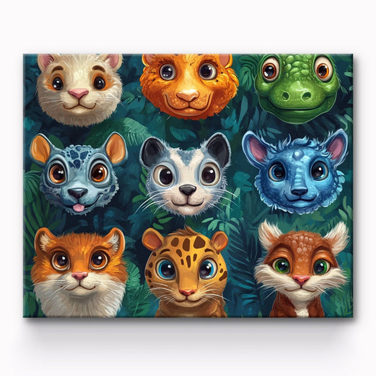 Portraits of animals Painting By Number 1