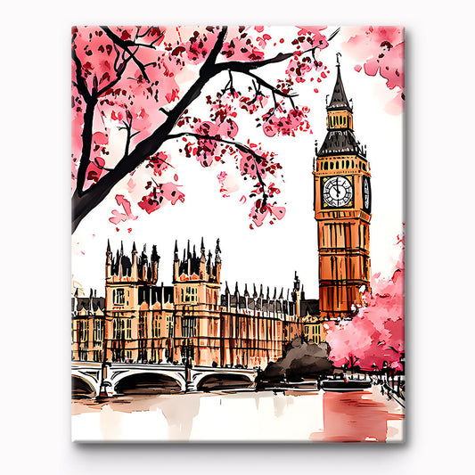 London Big Ben Painting By Number 1