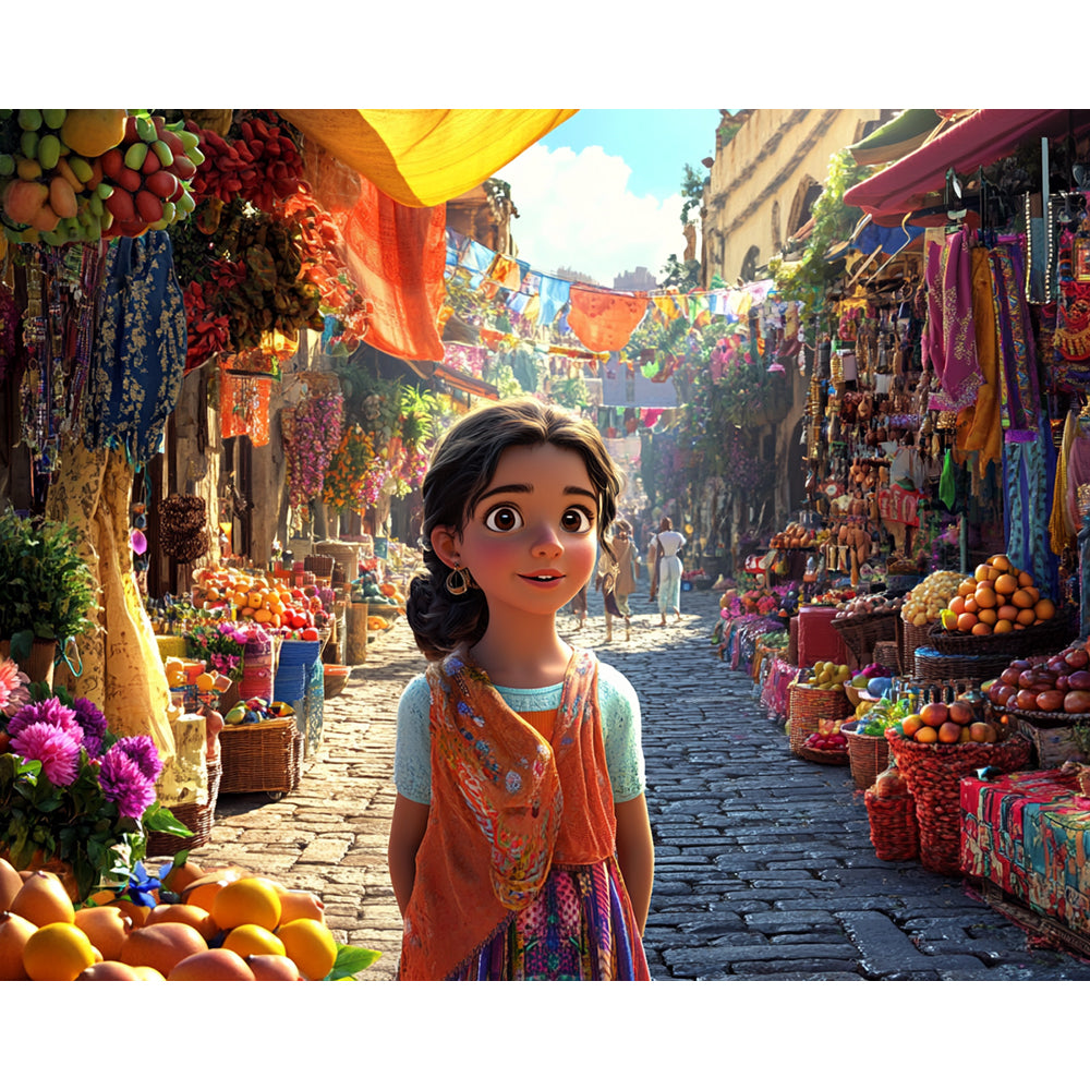Disney Girl Painting By Number 2