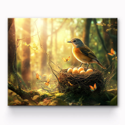 Bird Painting By Number 1