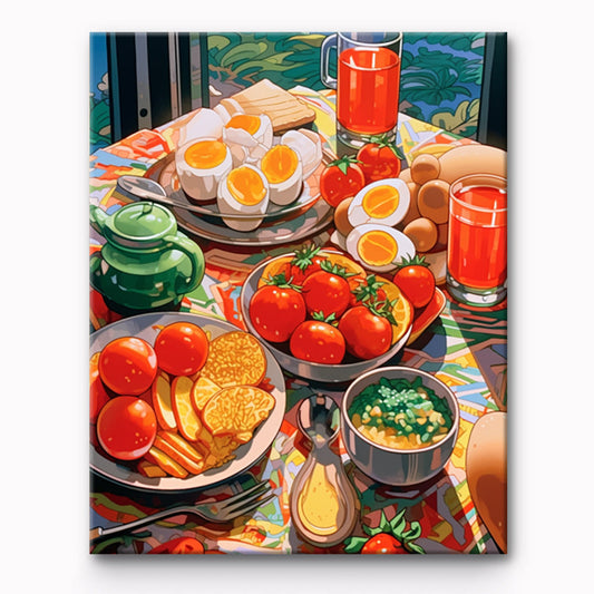 Food Painting By Number 1