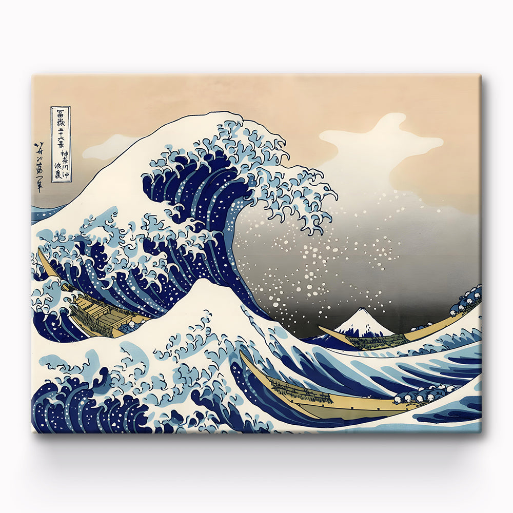 Ocean And Mount Fuji Painting By Number 1