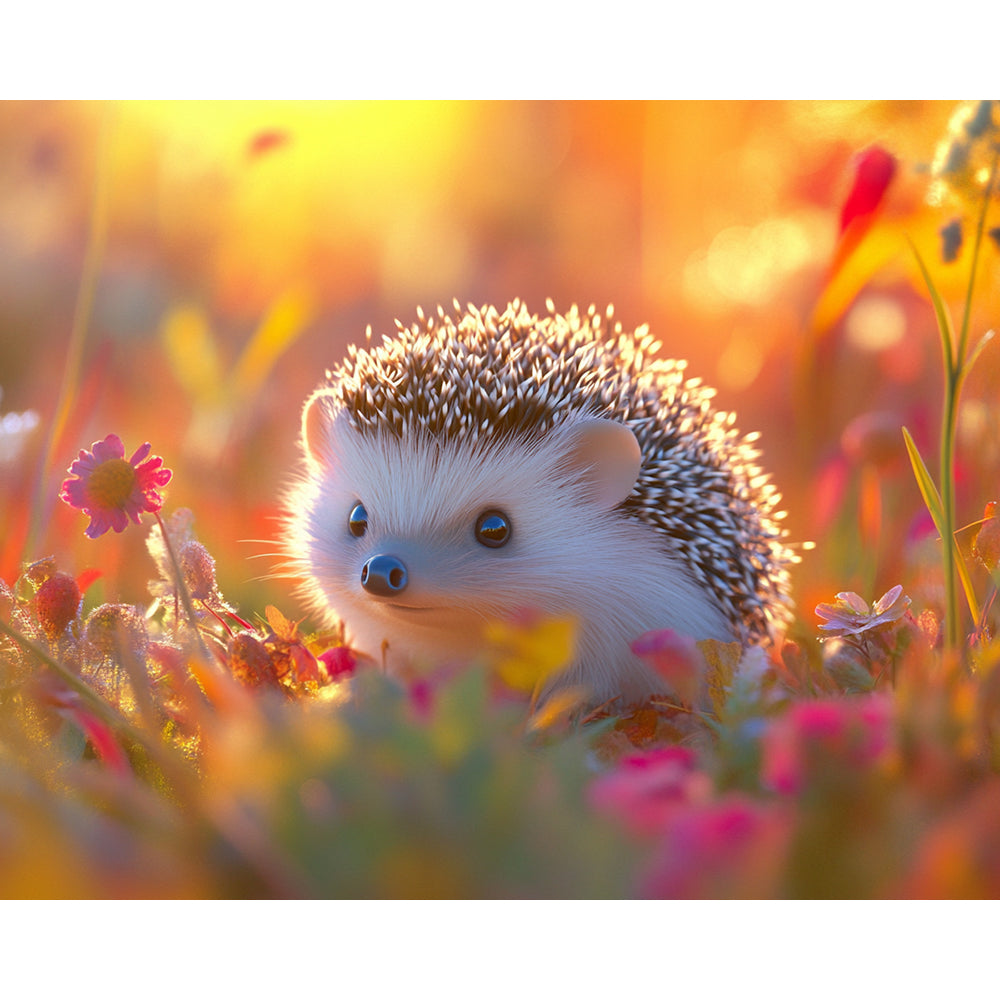 Hedgehogs Painting By Number 2