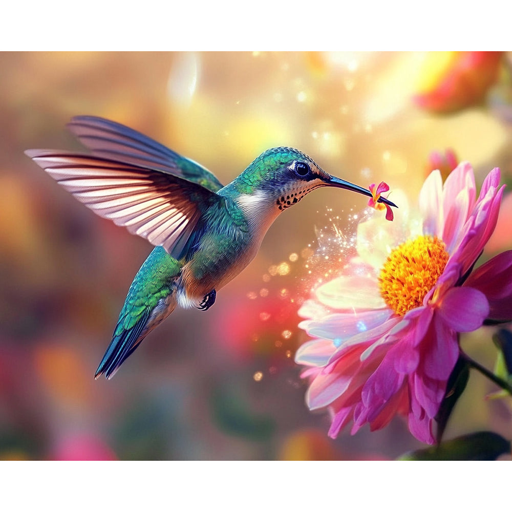 Hummingbird Painting By Number 2