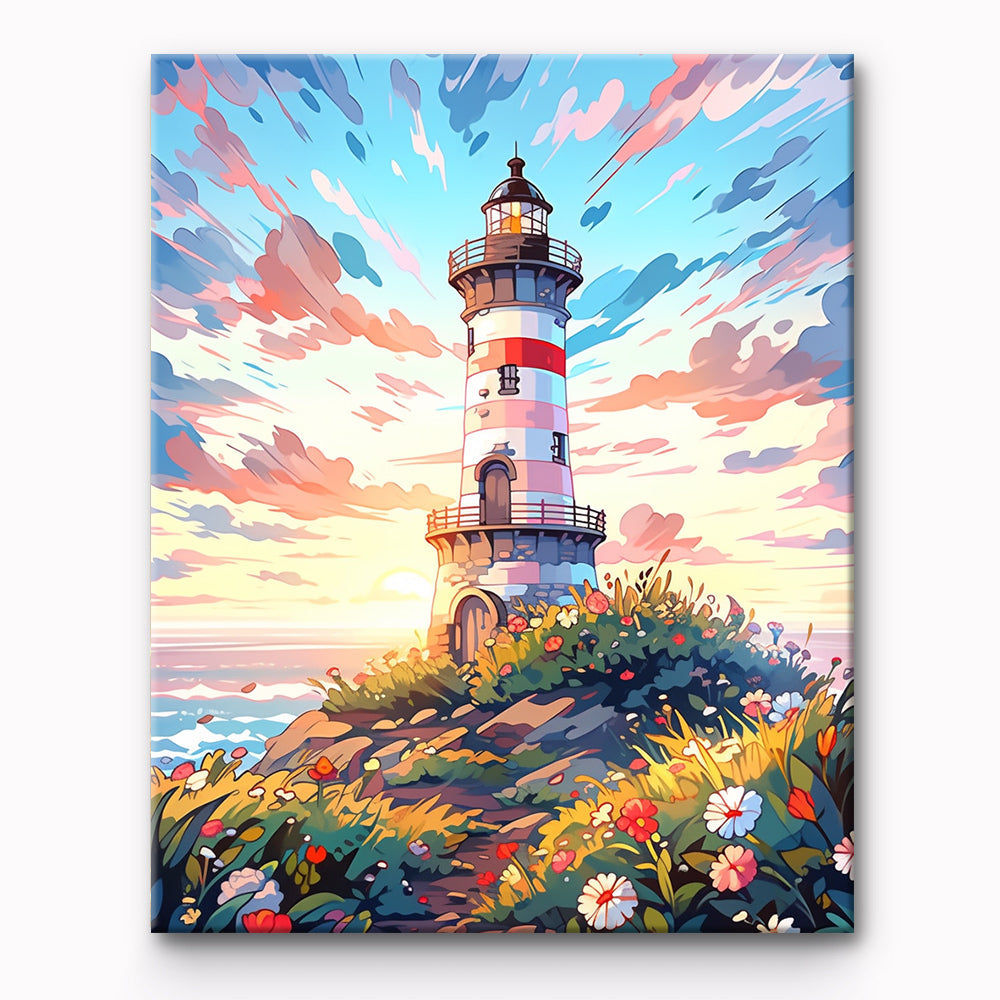 Lighthouses Painting By Number 1