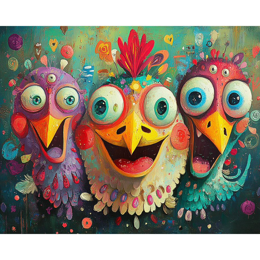 Surprised Chick Painting By Number 2