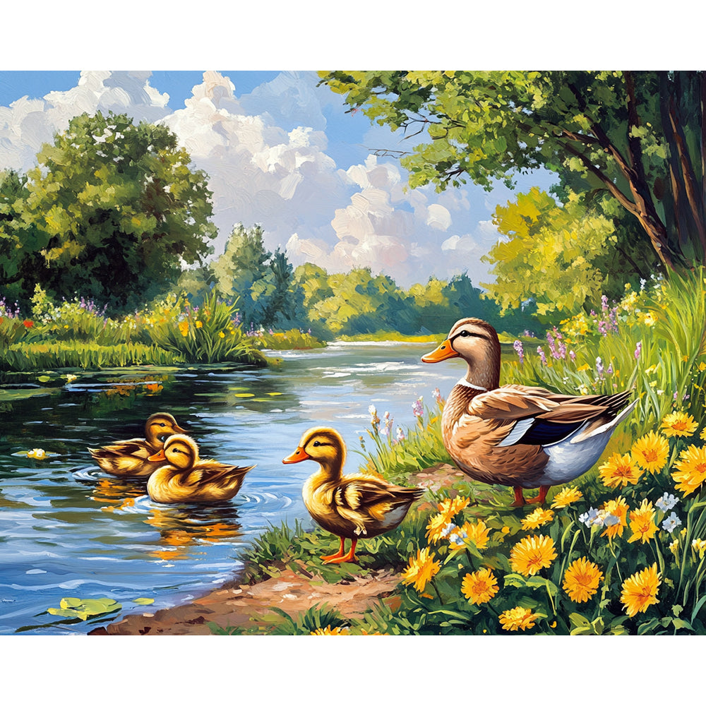 Duck Painting By Number 2