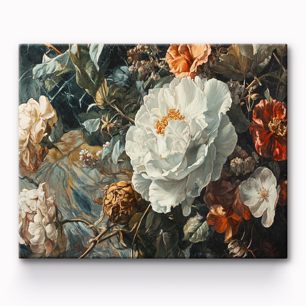 Flower Painting By Number 1