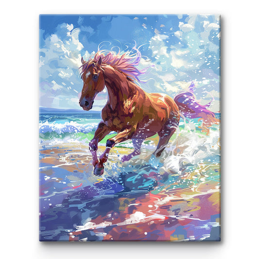 Horse  Painting By Number 1