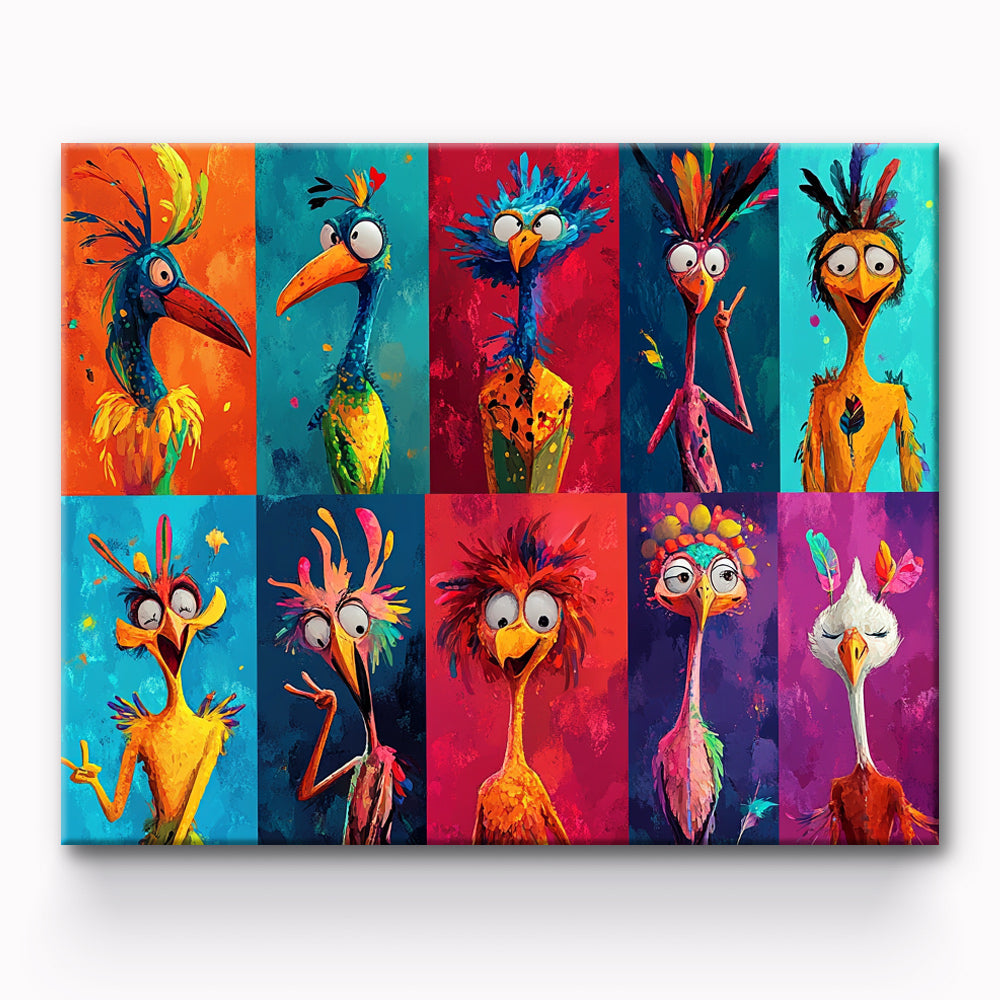 Portrait Of Animals Painting By Number 1