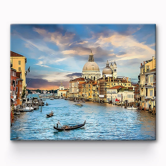 City Under Water Painting By Number 1