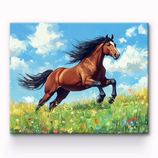 Horse Painting By Number 1