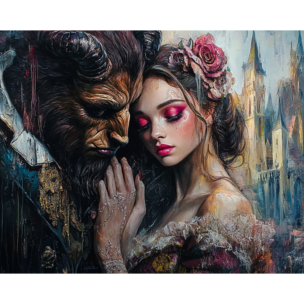 Beauty And The Beast Painting By Number 2