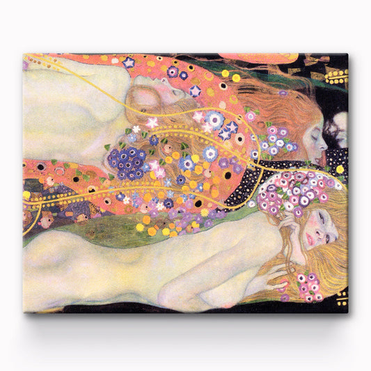 Water Serpents II Painting By Number 1
