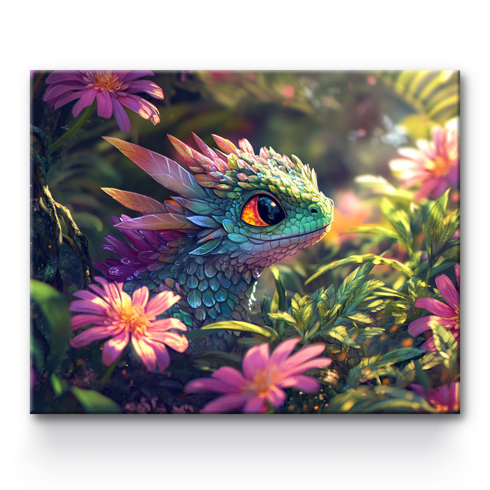 Fantastic Lizard Painting By Number 1
