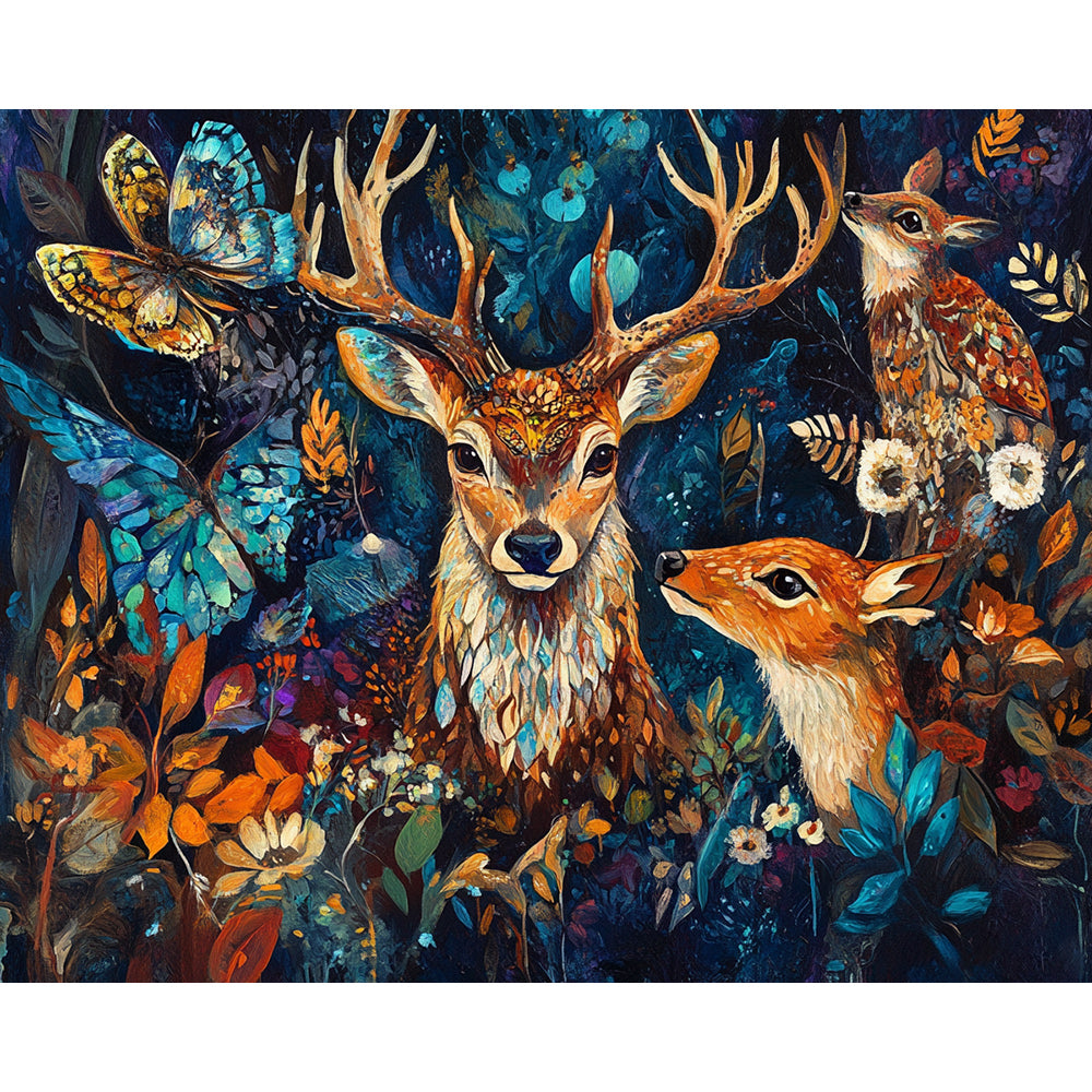 Deer Painting By Number 2