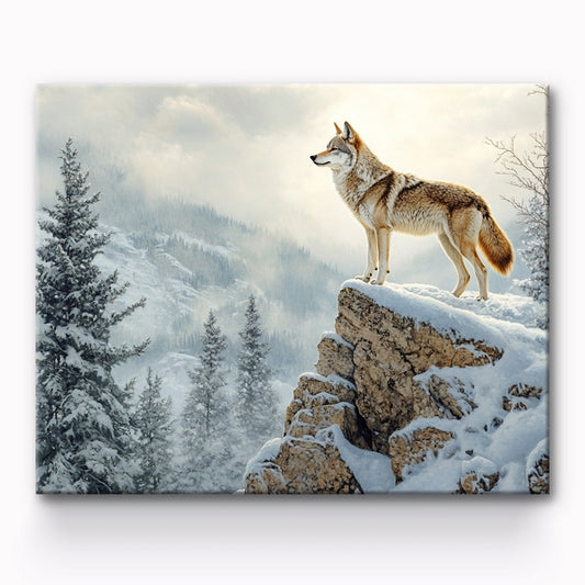 Wolf Painting By Number 1