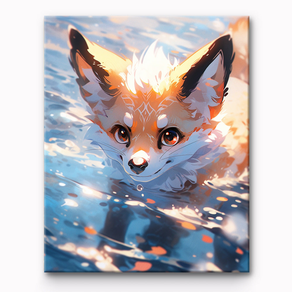 Fox Painting By Number 1