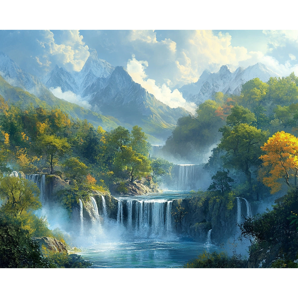 Waterfall Painting By Number 2