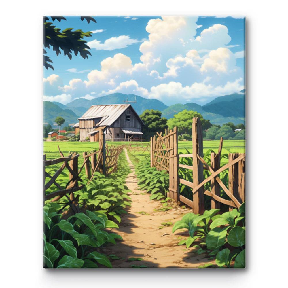 Rustic Pastoral Painting By Number 1