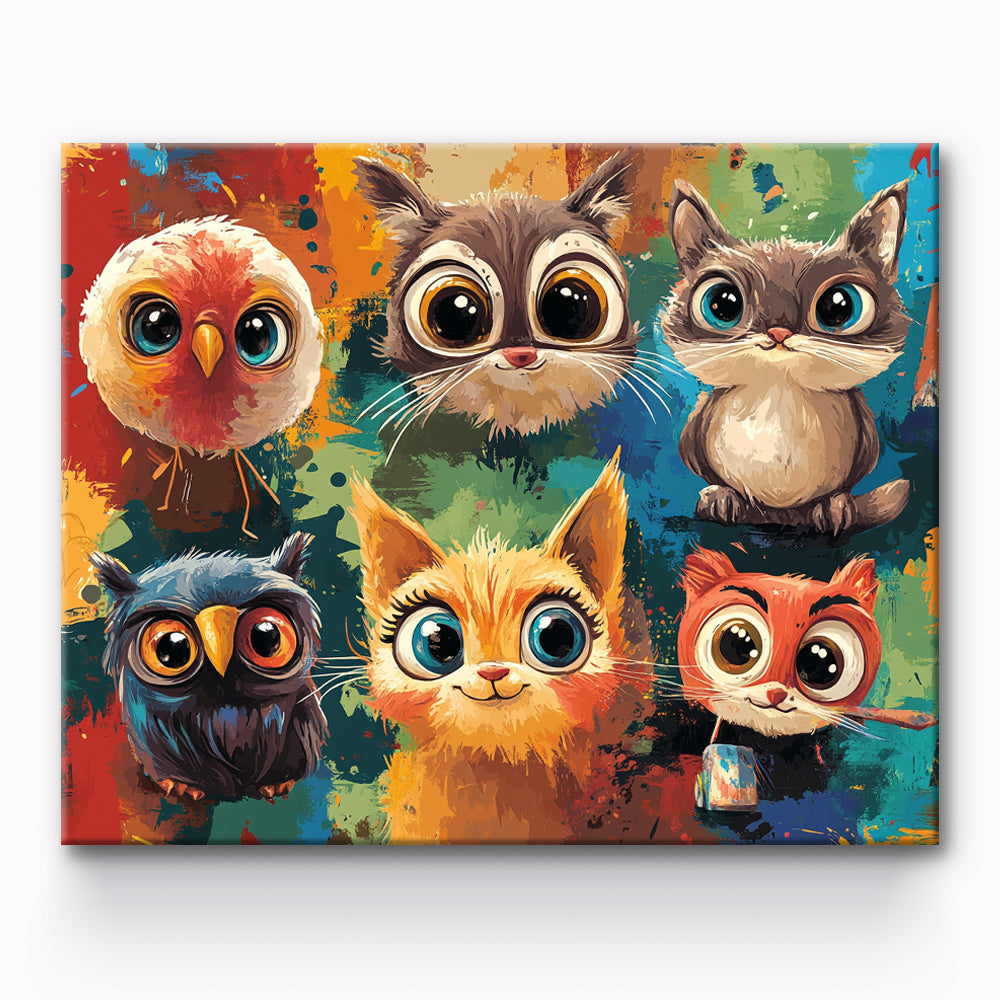 Portraits of animals Painting By Number 1