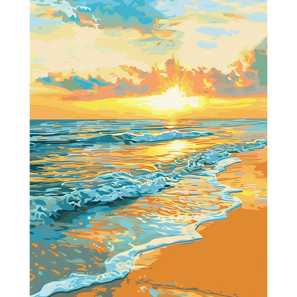 Seafront Painting By Number 2
