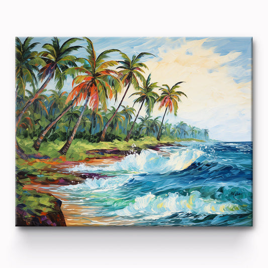 Beaches Painting By Number 1