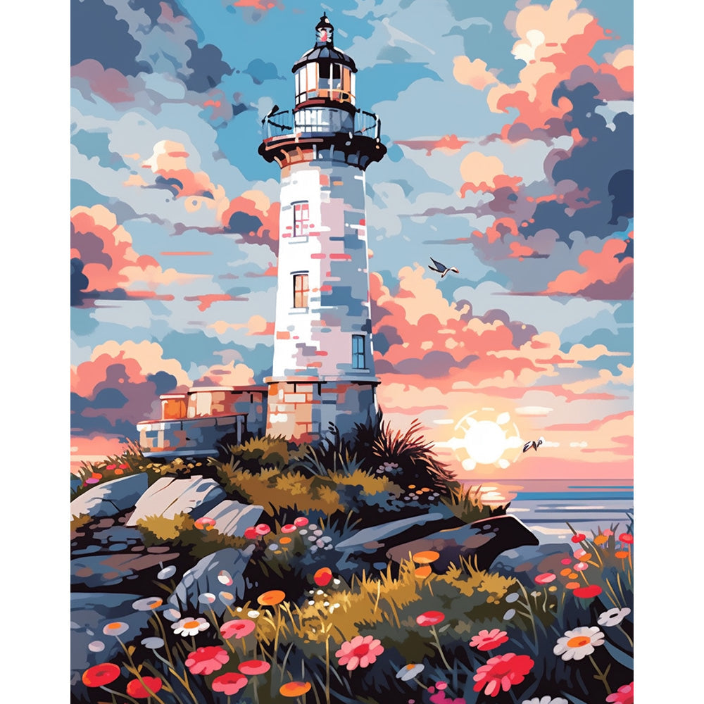 Lighthouses Painting By Number 2
