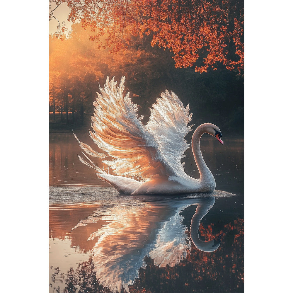 Swan Painting By Number 2