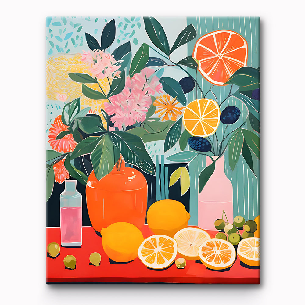 Orange Painting By Number 1