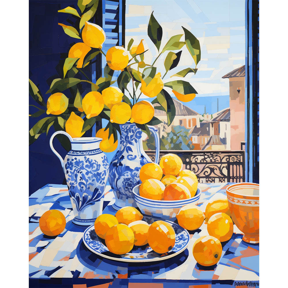 Lemon Painting By Number 2