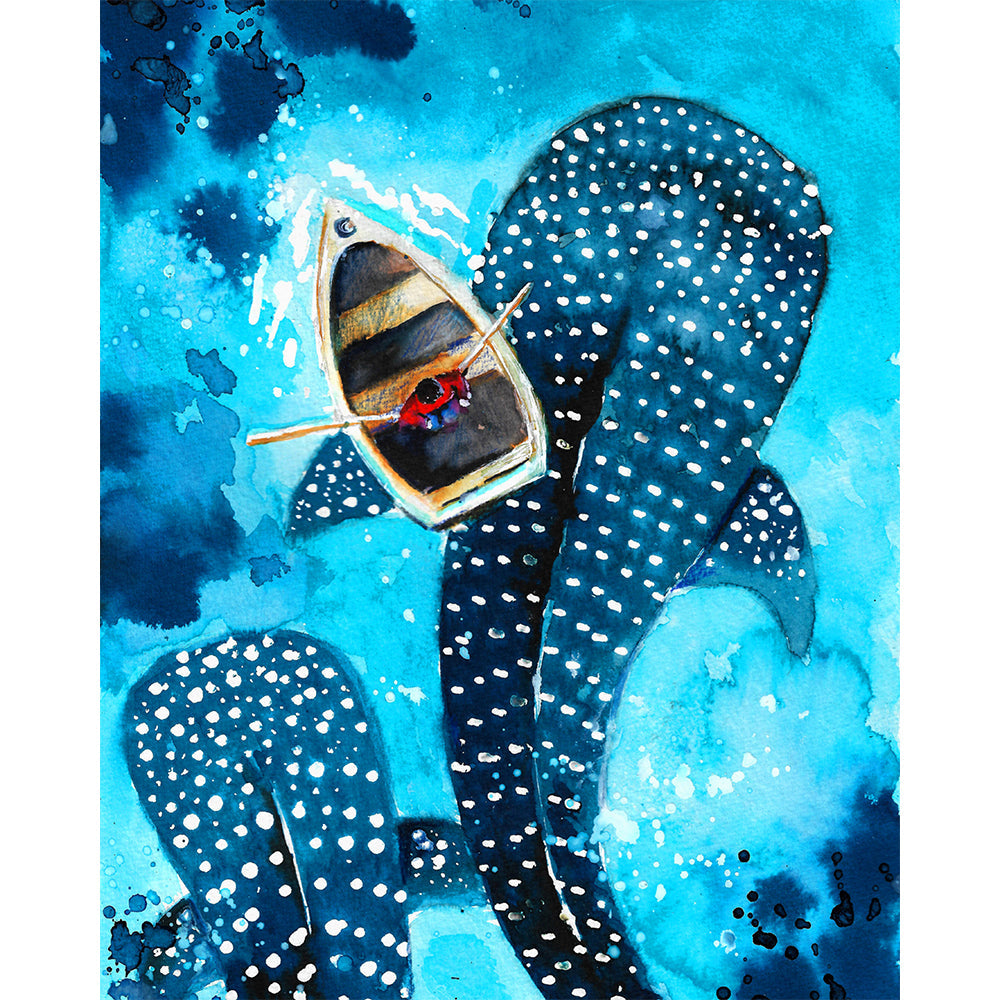 Whale And Boat Painting By Number 2