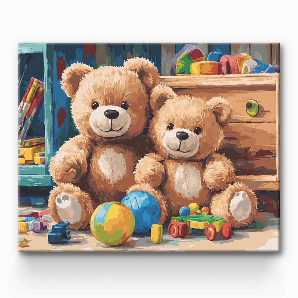 Vinnie Bear Painting By Number 1