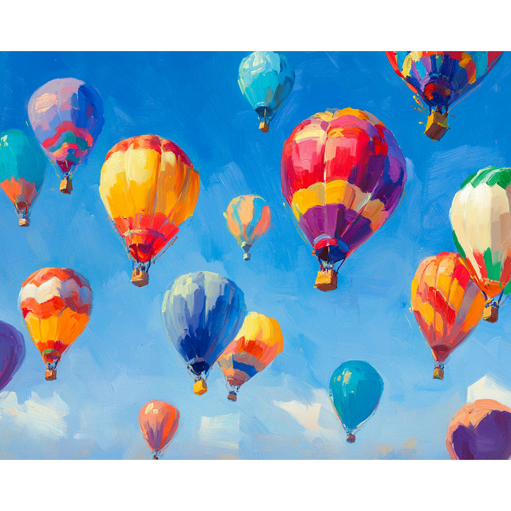 Hot Air Balloon Painting By Number 2