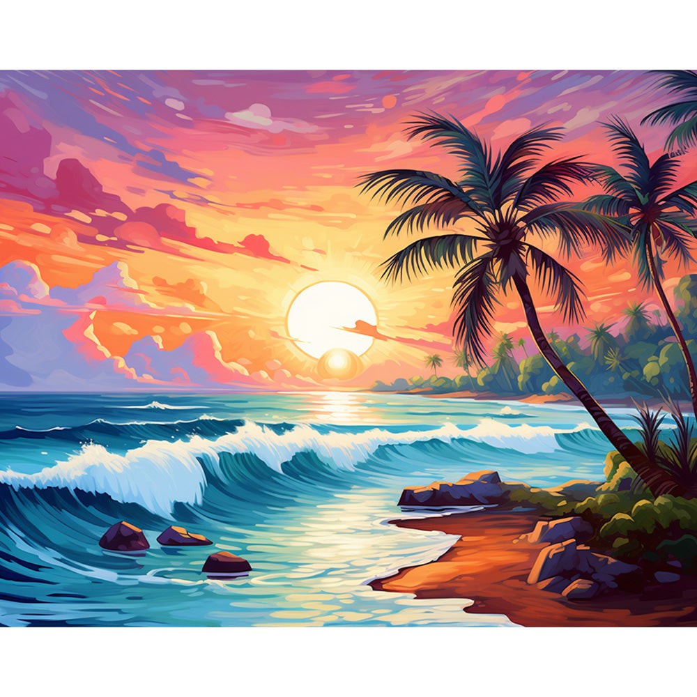 Beaches Painting By Number 2
