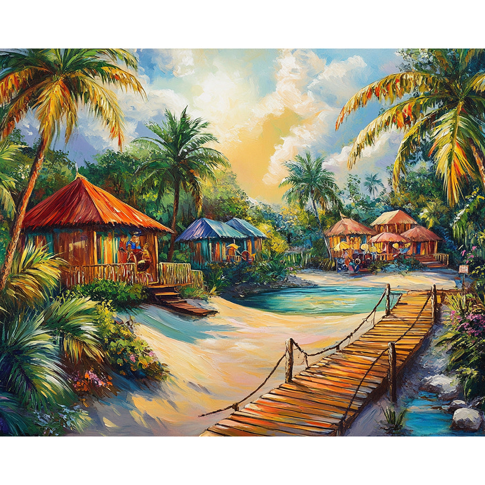 Vacation Village Painting By Number 2