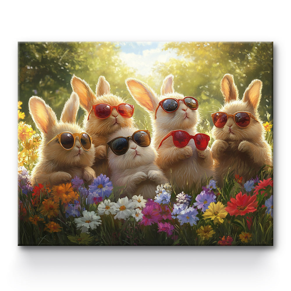 Rabbit Party Painting By Number 1