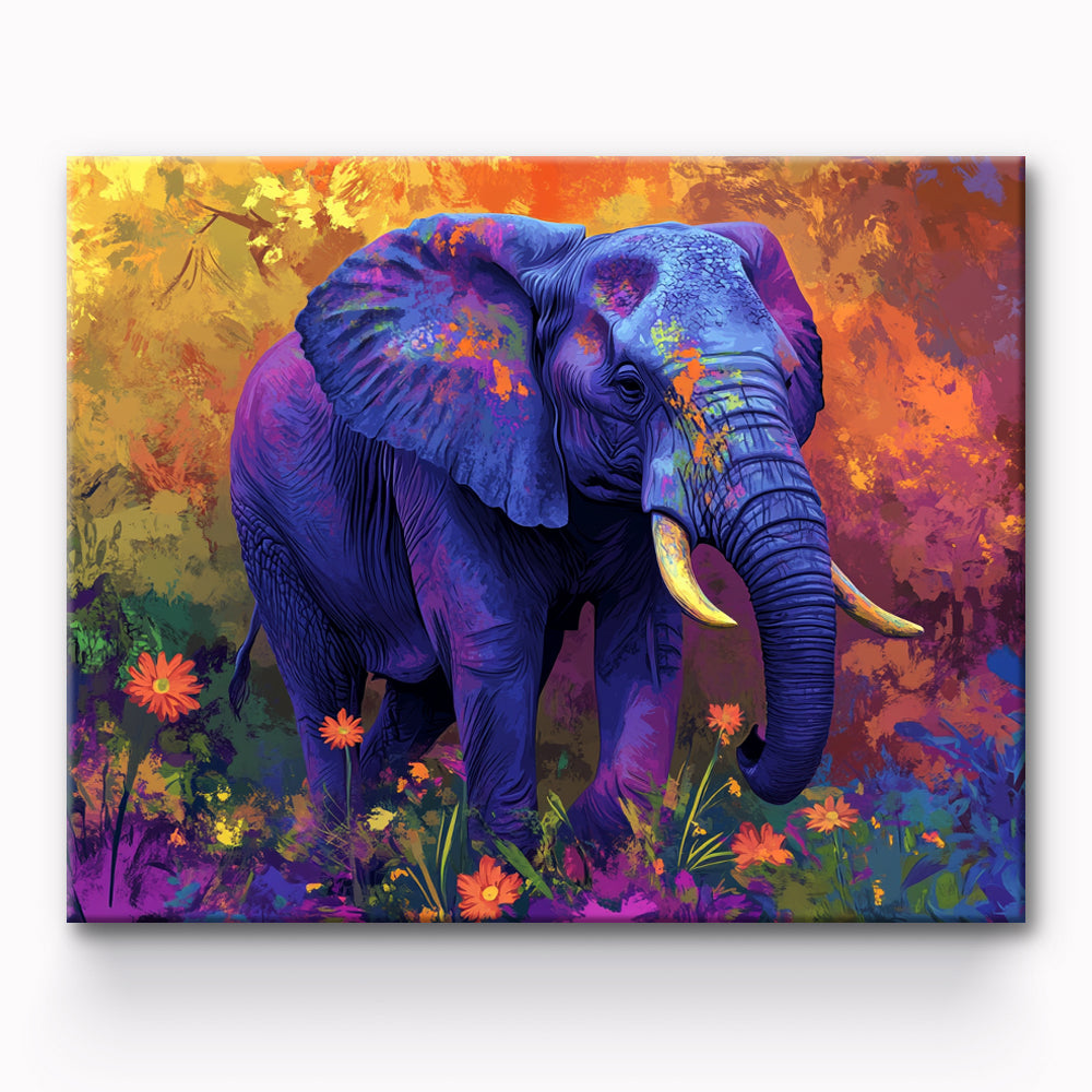Elephant Painting By Number 1