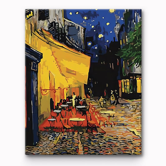 Roadside Restaurants Painting By Number 1