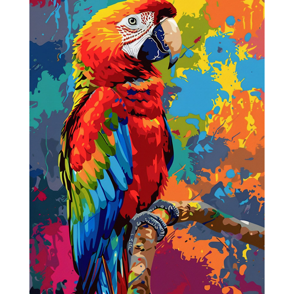 Parakeet Painting By Number 2