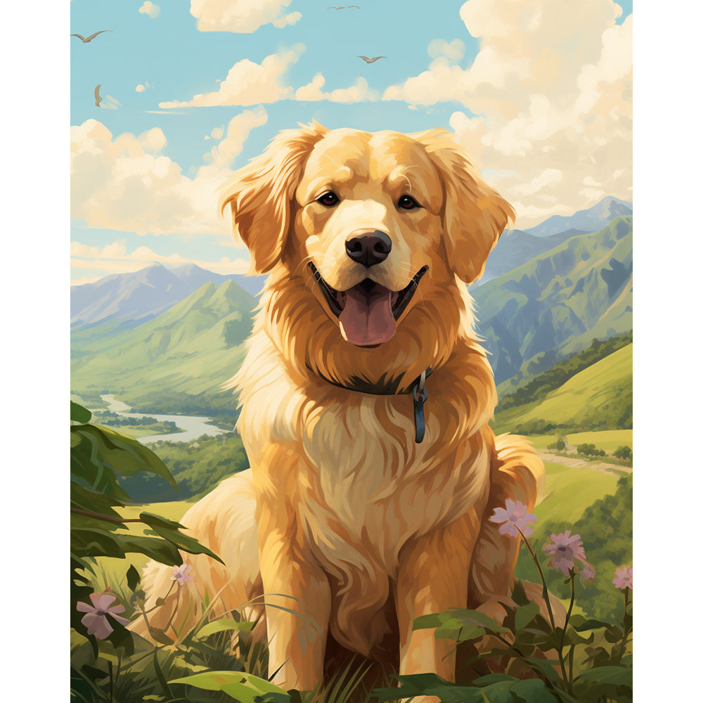 Dog Painting By Number 2