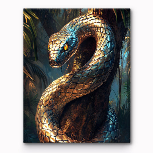 Snake Painting By Number 1
