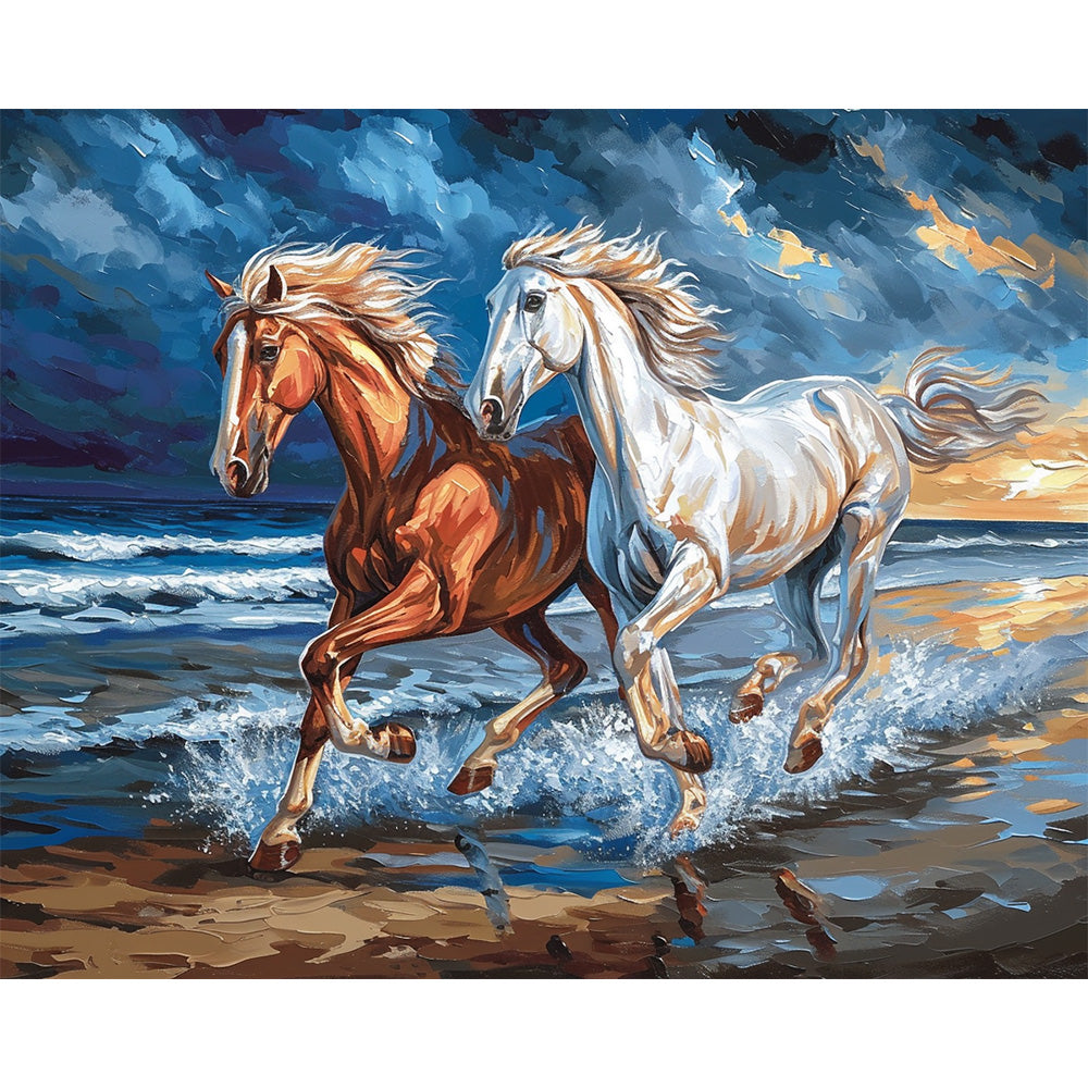Running Horse Painting By Number 2