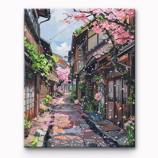 Alley View Painting By Number 1