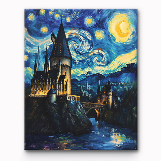 Castle Stars Painting By Number 1